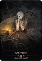 Dark Light Oracle card offering a glimpse of the deck's sacred imagery — Eternal Spirit