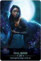 Dark Light Oracle card showing the deck's detailed artistic vision — Eternal Spirit