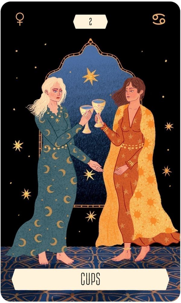 Zodiac Tarot card featuring the deck's enchanting card art — Eternal Spirit