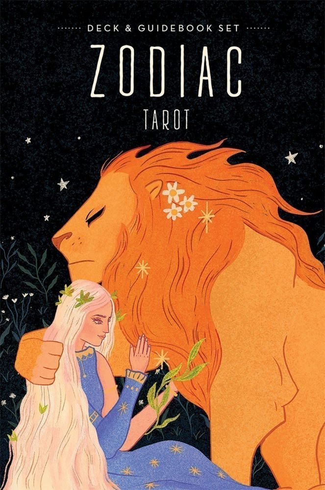 Zodiac Tarot dark box with boy and lion under starry sky — Eternal Spirit