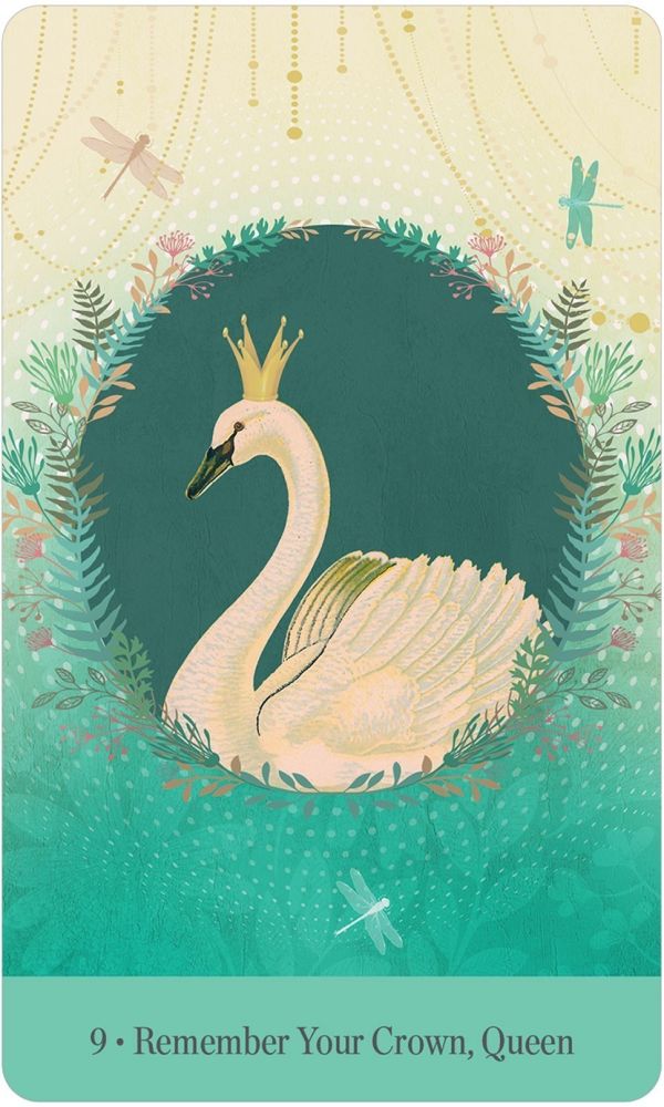 Love Who You Are card portraying the deck's otherworldly aesthetic — Eternal Spirit