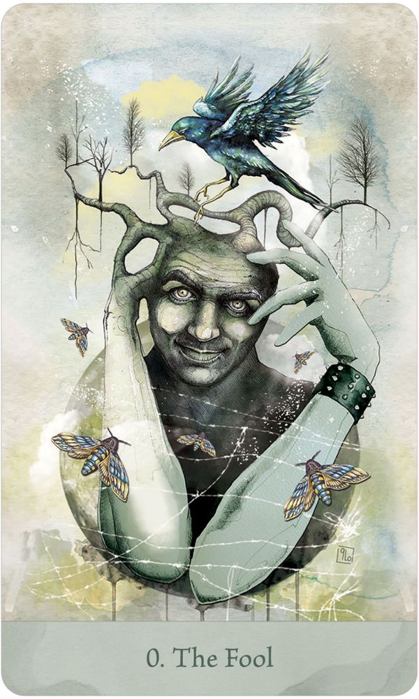 Sample card from the Lorenzi Tarot tarot deck — Eternal Spirit