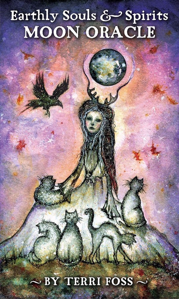 Earthly Souls and Spirits Moon Oracle box with moon goddess by Terri Foss — Eternal Spirit