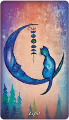 Earthly Souls and Spirits Moon Oracle card presenting the deck's visionary illustrations — Eternal Spirit