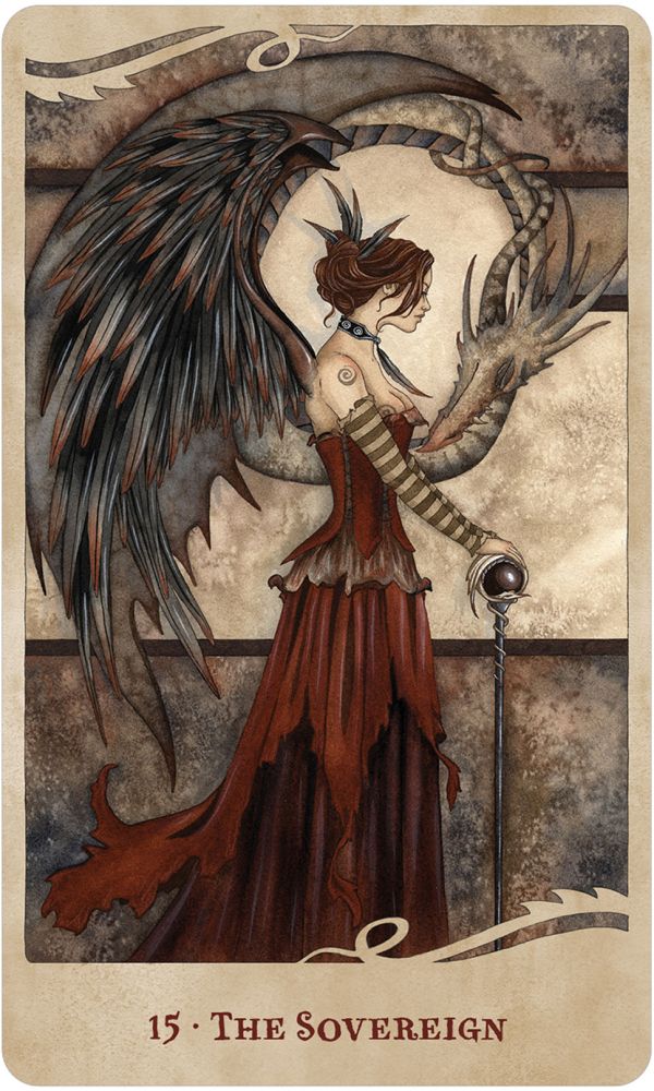 For the Love of Dragons card sharing the deck's luminous illustration style — Eternal Spirit