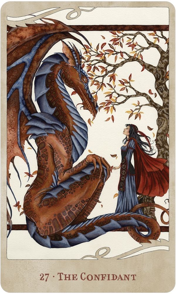 For the Love of Dragons card offering a glimpse of the deck's sacred imagery — Eternal Spirit
