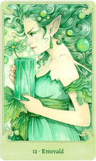 Fairy Gems Crystal Oracle card highlighting the deck's symbolic art — Eternal Spirit