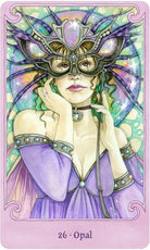 Fairy Gems Crystal Oracle card presenting the deck's visionary illustrations — Eternal Spirit