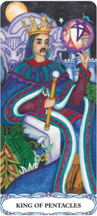 Sample card from the Tarot of the Moon Garden (Borderless Edition) tarot deck — Eternal Spirit