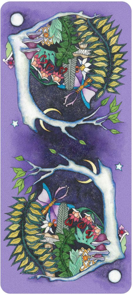 Tarot of the Moon Garden (Borderless Edition) card offering a glimpse of the deck's sacred imagery — Eternal Spirit