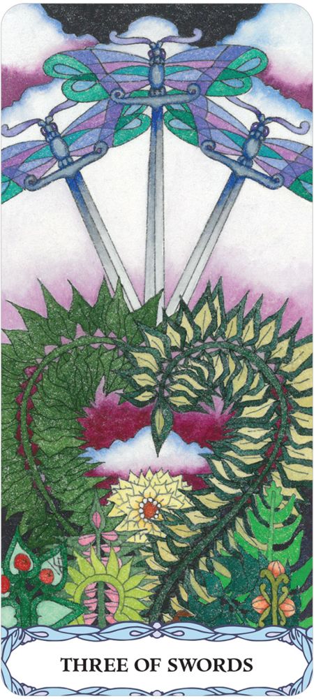 Tarot of the Moon Garden (Borderless Edition) card illuminating the deck's rich colour palette — Eternal Spirit