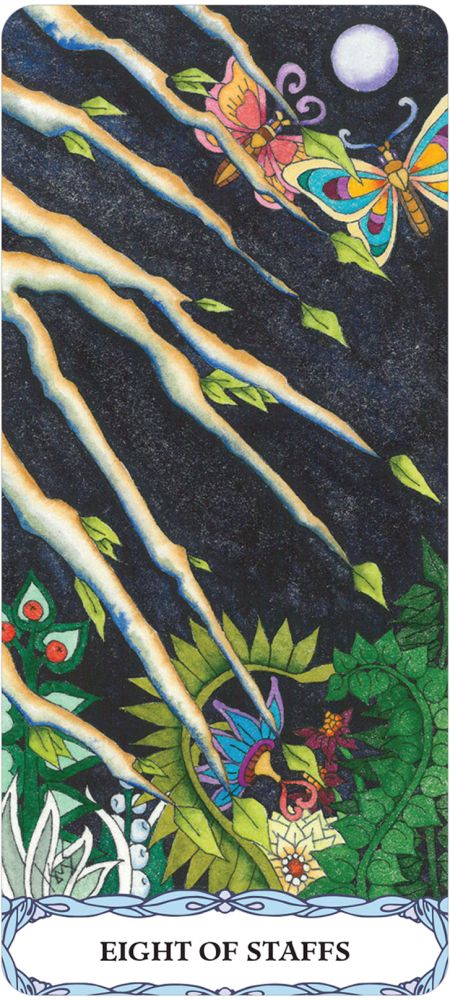 Tarot of the Moon Garden (Borderless Edition) card capturing the deck's intuitive artistry — Eternal Spirit