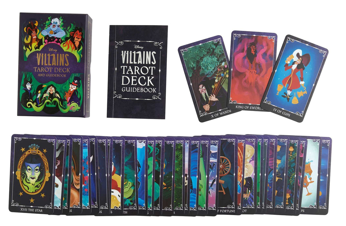 Disney Villains Tarot card showing the deck's detailed artistic vision — Eternal Spirit