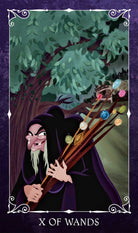 Disney Villains Tarot card featuring the deck's enchanting card art — Eternal Spirit