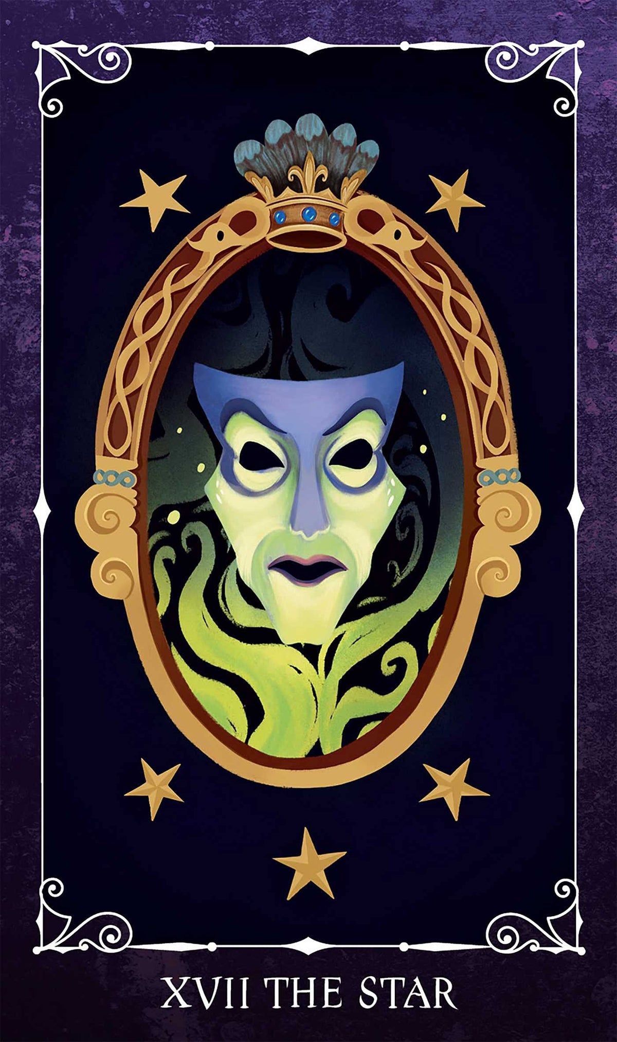 Disney Villains Tarot card exploring the deck's contemplative imagery — Eternal Spirit