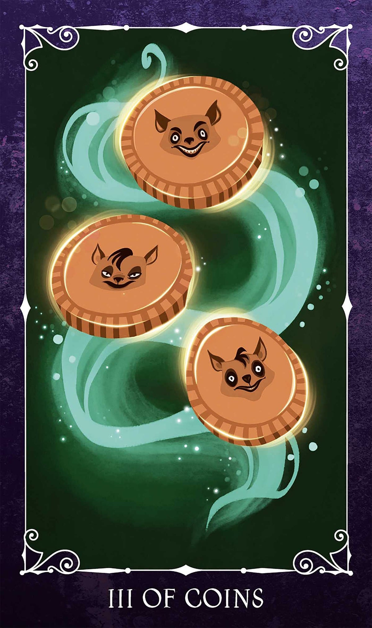 Disney Villains Tarot card portraying the deck's otherworldly aesthetic — Eternal Spirit