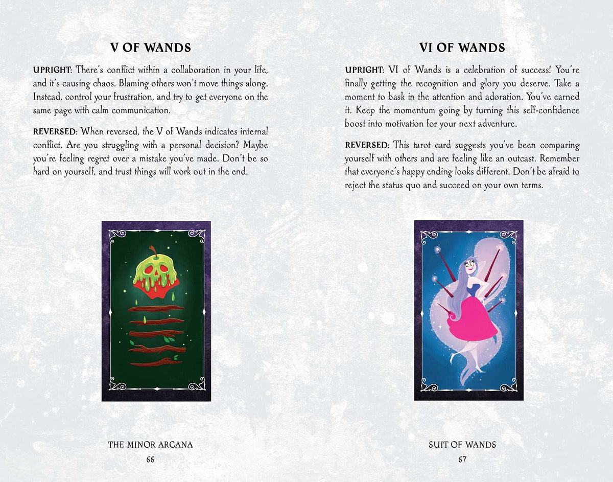 Disney Villains Tarot card showcasing the deck's evocative imagery — Eternal Spirit