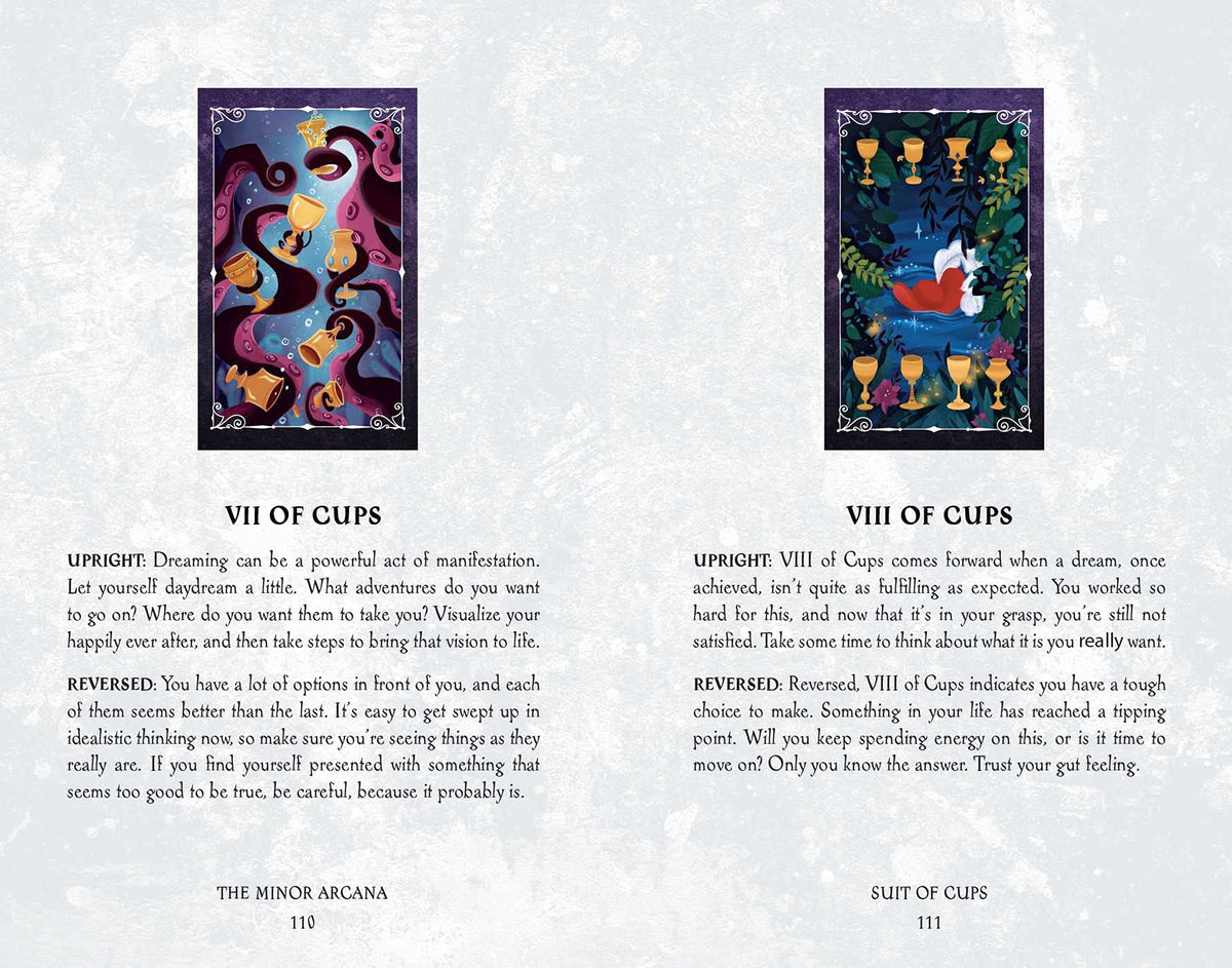 Disney Villains Tarot card displaying the deck's hand-painted illustrations — Eternal Spirit