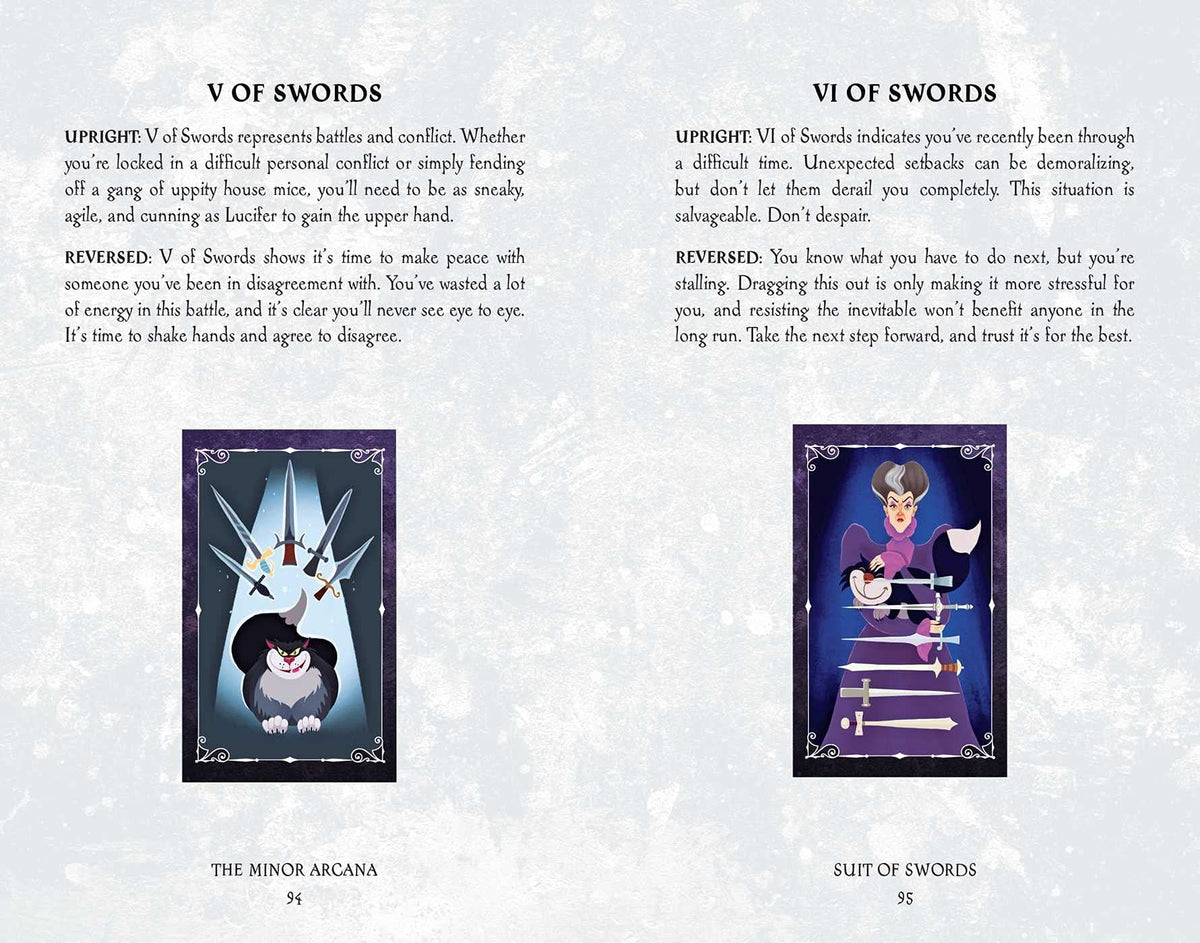 Disney Villains Tarot card highlighting the deck's symbolic art — Eternal Spirit