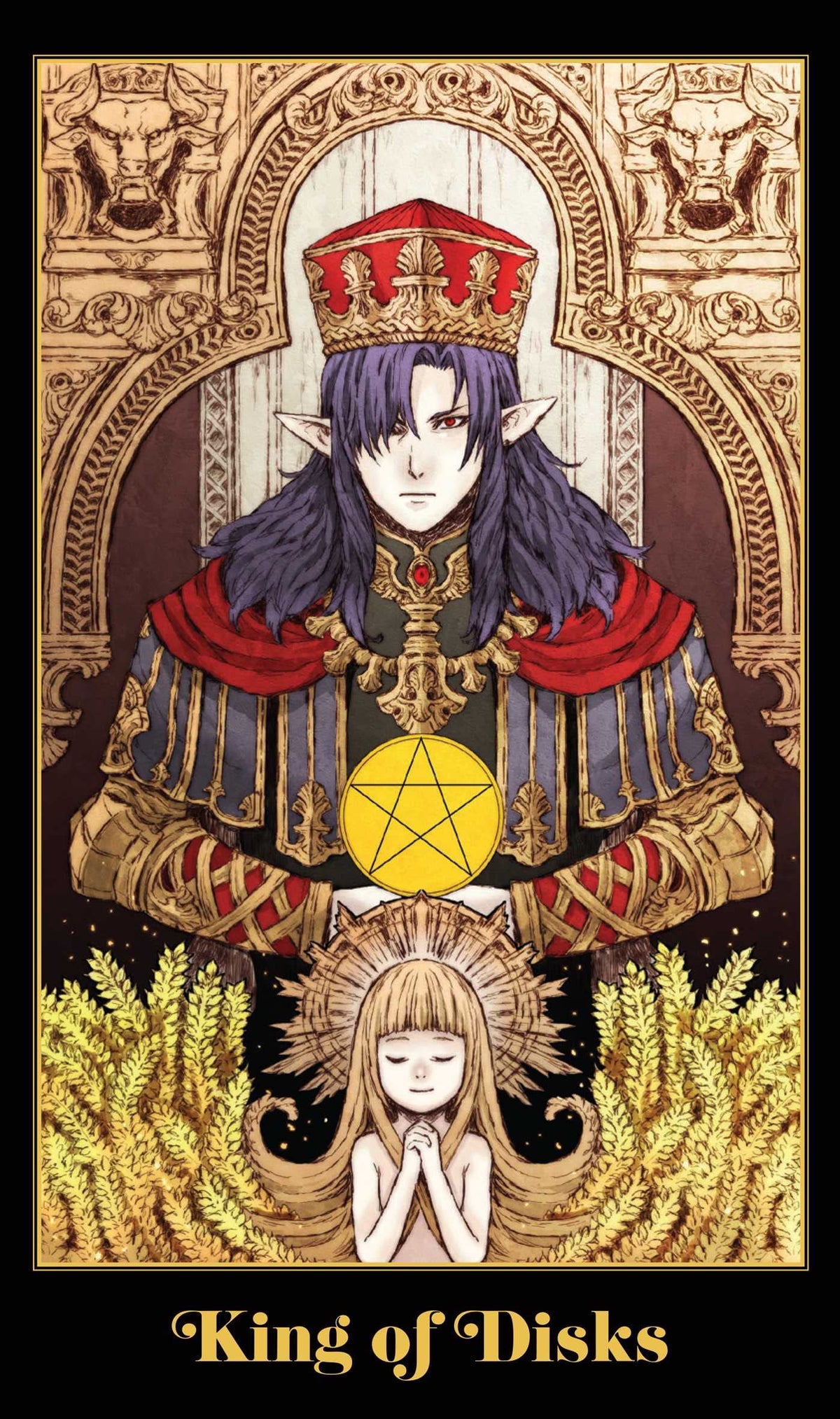 The Anime Tarot Deck and Guidebook card showing the deck's detailed artistic vision — Eternal Spirit