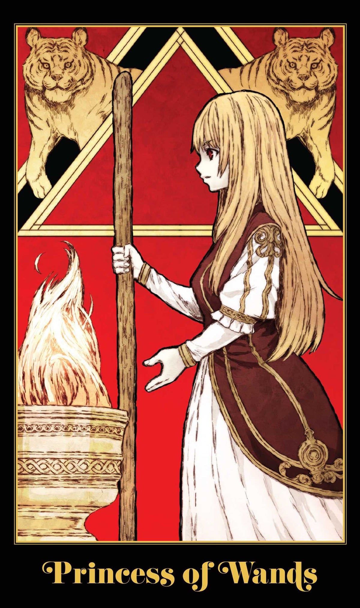 The Anime Tarot Deck and Guidebook card offering a glimpse of the deck's sacred imagery — Eternal Spirit