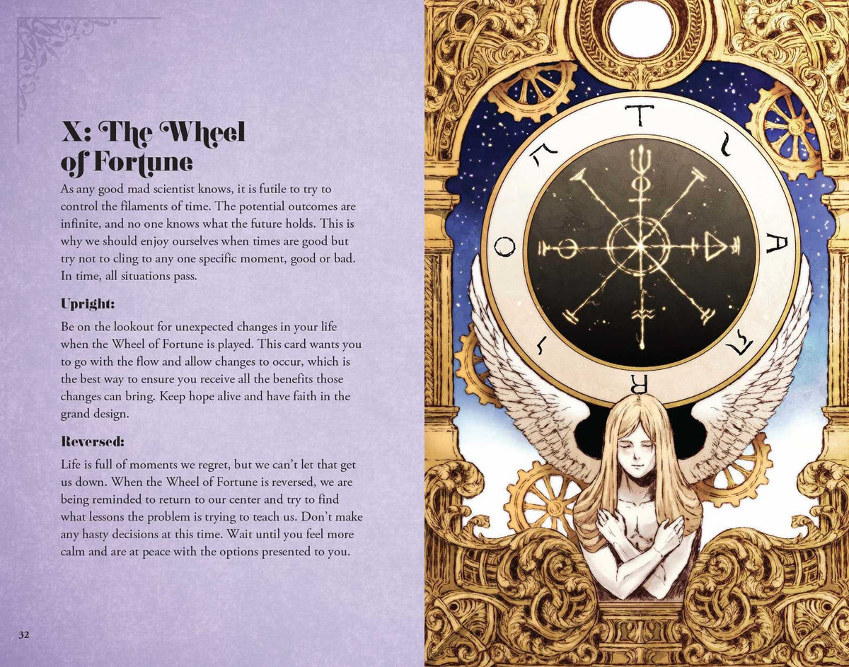 The Anime Tarot Deck and Guidebook card exhibiting the deck's transformative card art — Eternal Spirit