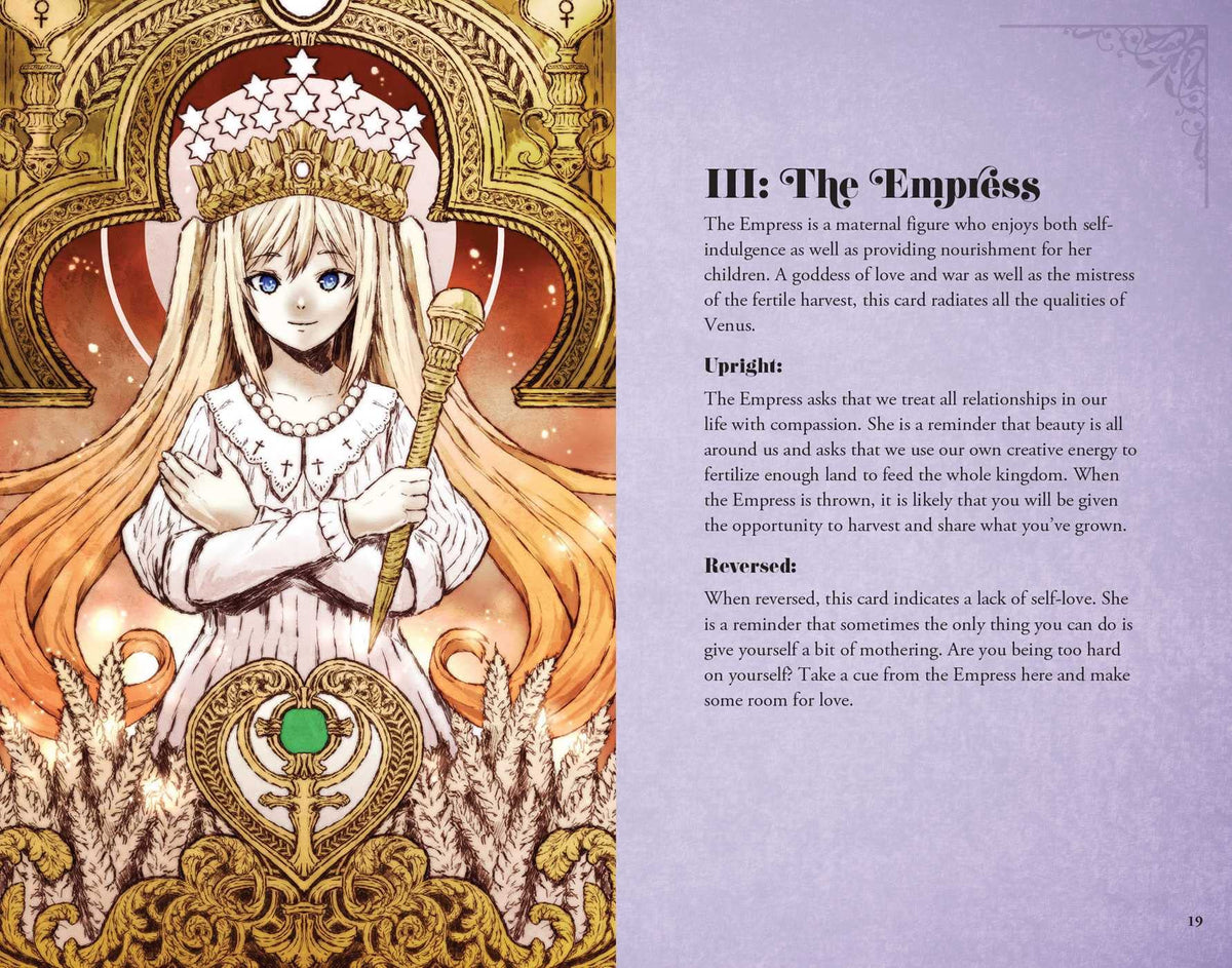The Anime Tarot Deck and Guidebook card celebrating the deck's unique visual language — Eternal Spirit