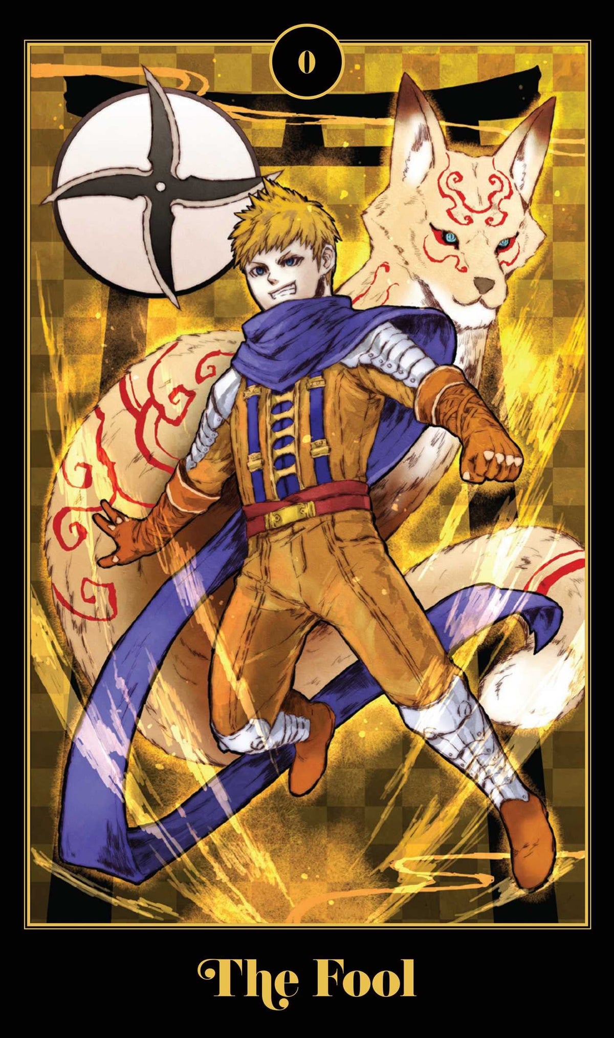 The Anime Tarot Deck and Guidebook card presenting the deck's visionary illustrations — Eternal Spirit