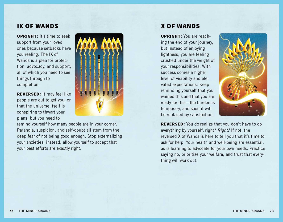 The DC Tarot card sharing the deck's luminous illustration style — Eternal Spirit