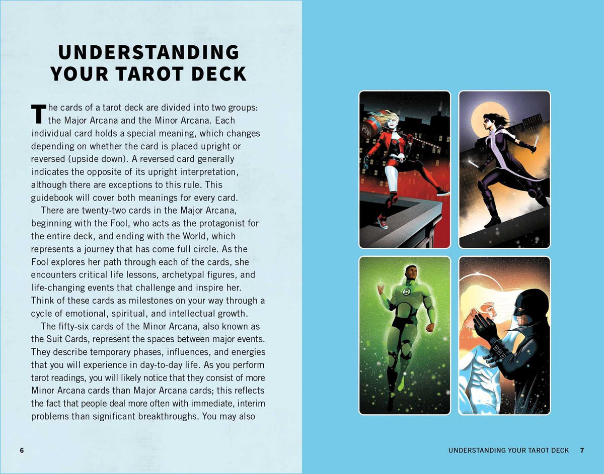 The DC Tarot card exhibiting the deck's transformative card art — Eternal Spirit