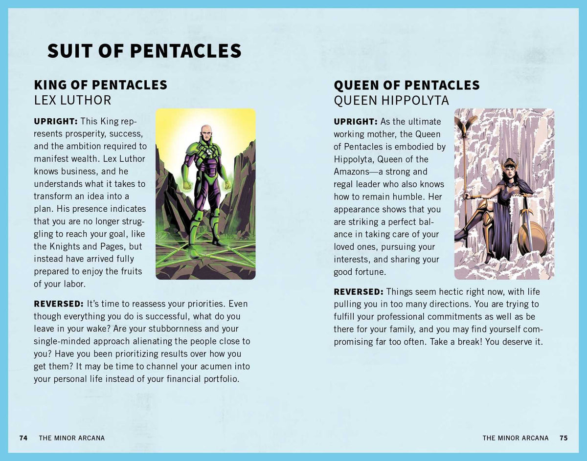 The DC Tarot card portraying the deck's otherworldly aesthetic — Eternal Spirit