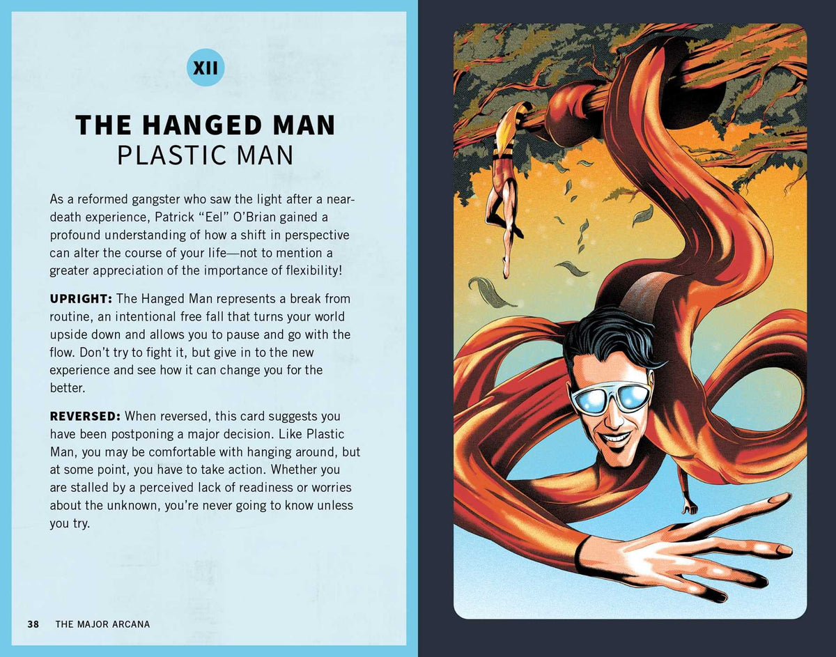 The DC Tarot card demonstrating the deck's inspired artistry — Eternal Spirit