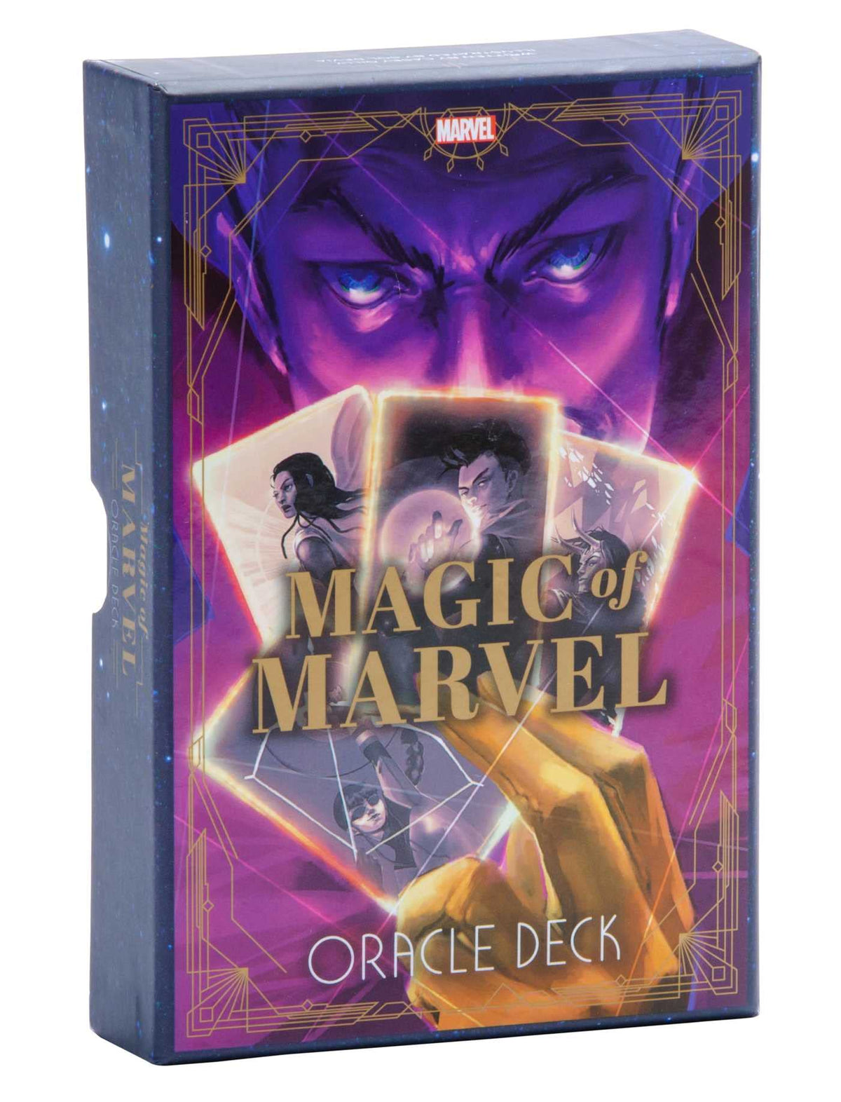 Magic of Marvel Oracle purple box with cosmic face and butterfly wings — Eternal Spirit