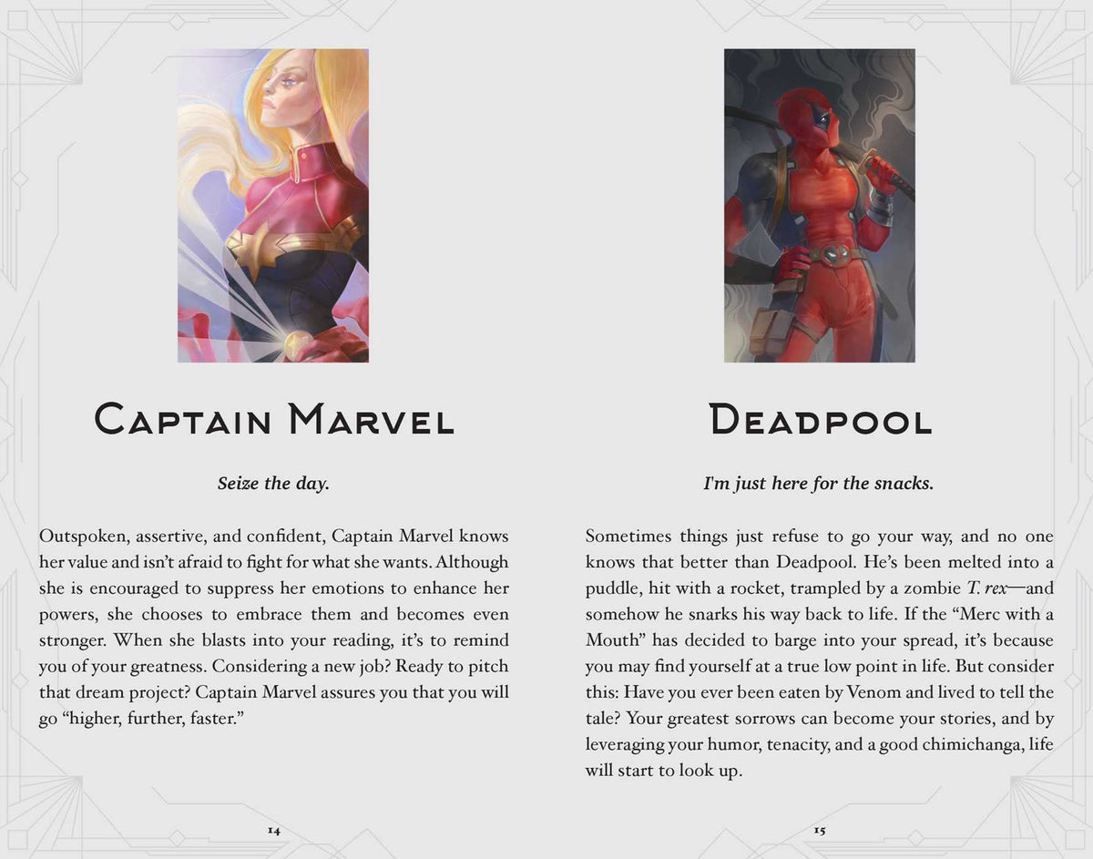 Magic of Marvel Oracle card celebrating the deck's unique visual language — Eternal Spirit