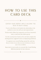 Crystal Healing Card Deck card showing the deck's detailed artistic vision — Eternal Spirit