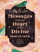 Messages from the Heart of the Divine Oracle box with sunset ocean and dove — Eternal Spirit