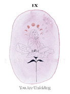 Messages from the Heart of the Divine Oracle card exhibiting the deck's transformative card art — Eternal Spirit
