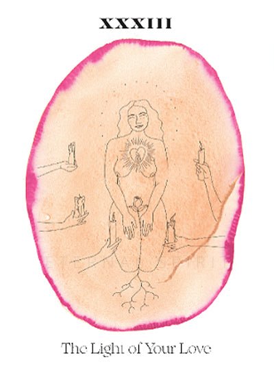 Messages from the Heart of the Divine Oracle card showcasing the deck's evocative imagery — Eternal Spirit