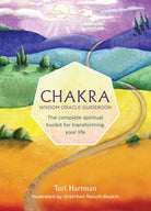 Chakra Wisdom Oracle white box with lotus and chakra symbol by Tori Hartman — Eternal Spirit