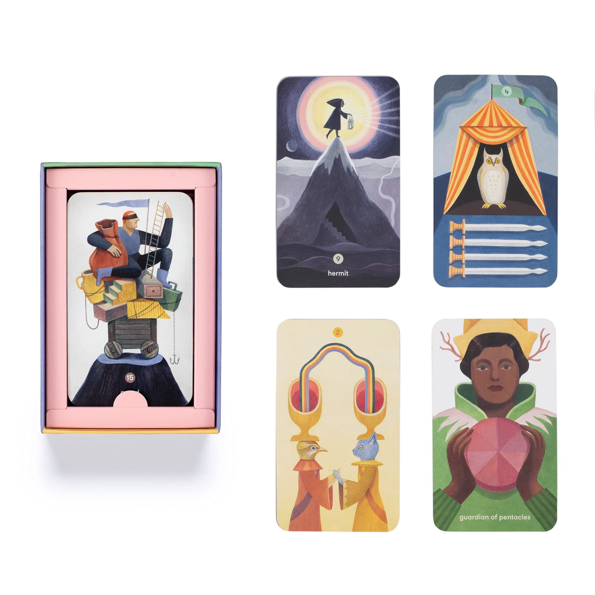 Tarot for all Ages card celebrating the deck's unique visual language — Eternal Spirit