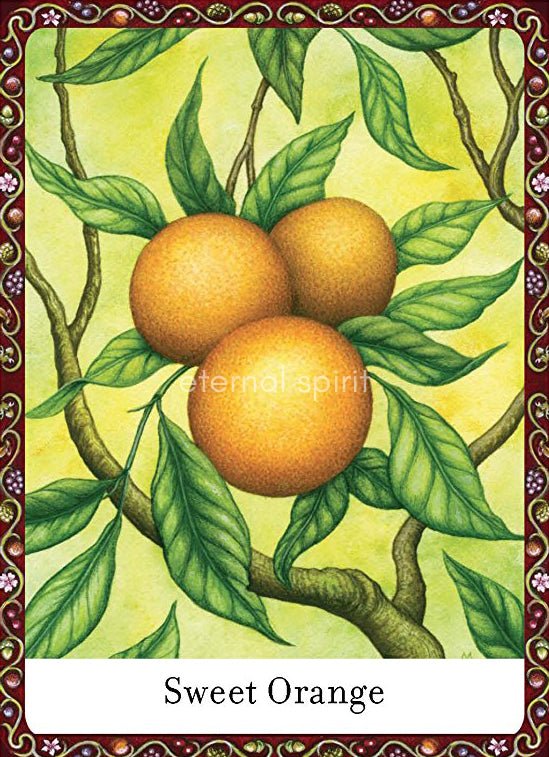 Wisdom of Trees Oracle card portraying the deck's otherworldly aesthetic — Eternal Spirit