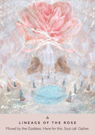 The Rose Oracle card showing the deck's detailed artistic vision — Eternal Spirit