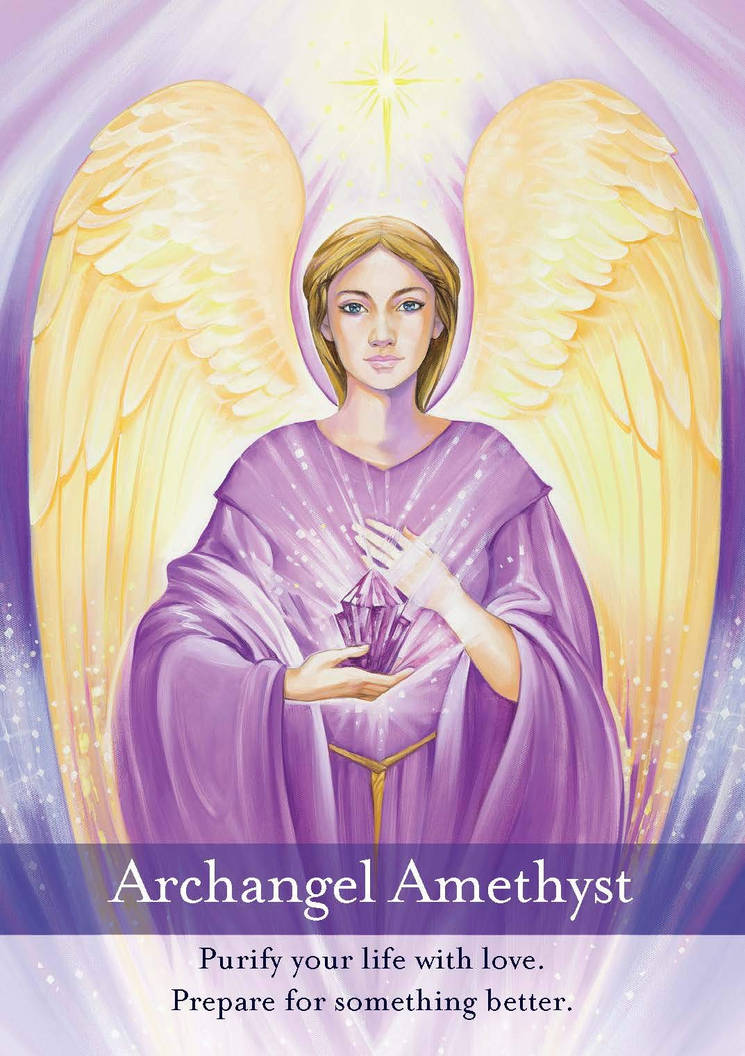 Archangel Oracle card reflecting the deck's transcendent artwork — Eternal Spirit