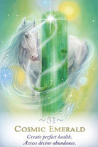 The Magic of Unicorns card illuminating the deck's rich colour palette — Eternal Spirit