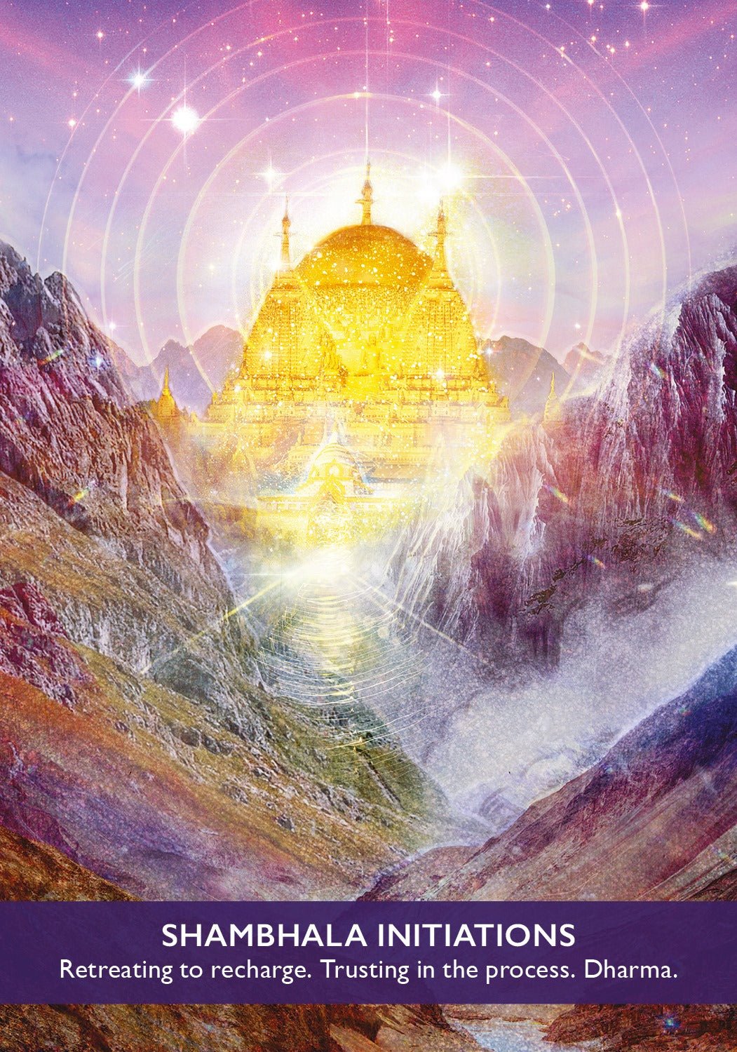 Gateway of Light Activation Cards card illuminating the deck's rich colour palette — Eternal Spirit