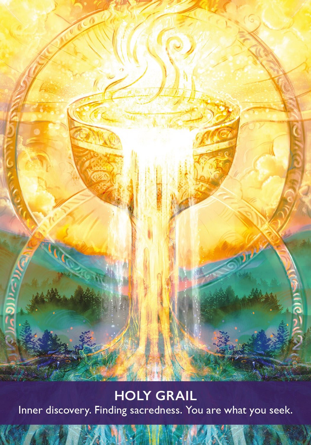 Gateway of Light Activation Cards card offering a glimpse of the deck's sacred imagery — Eternal Spirit