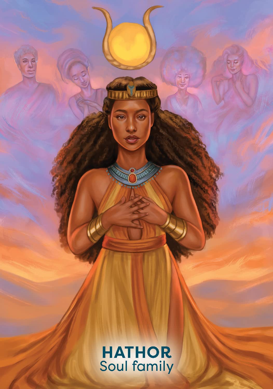 Goddesses, Gods and Guardians Oracle card capturing the deck's intuitive artistry — Eternal Spirit