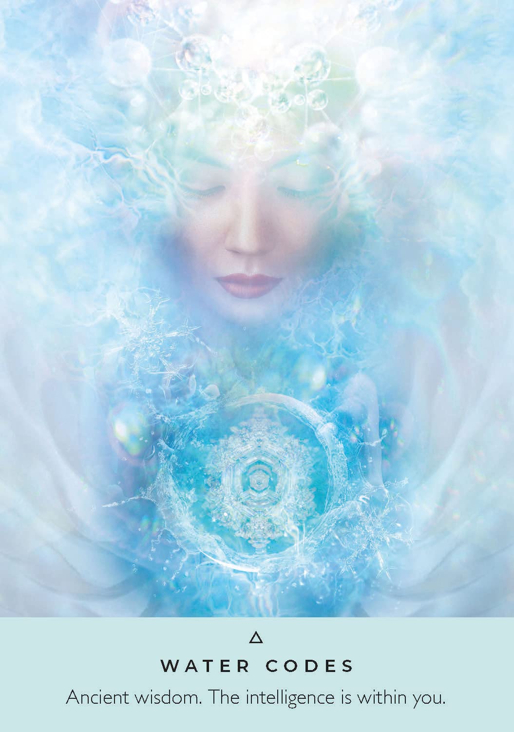 The Healing Waters Oracle card demonstrating the deck's inspired artistry — Eternal Spirit
