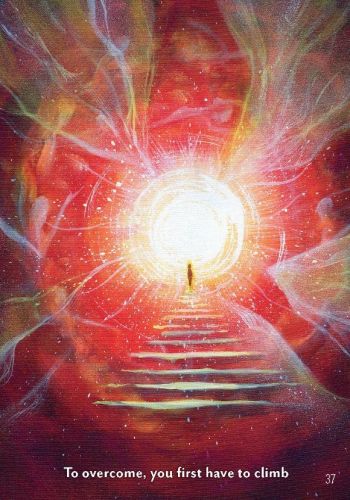 The Healing Spirits Oracle card sharing the deck's luminous illustration style — Eternal Spirit