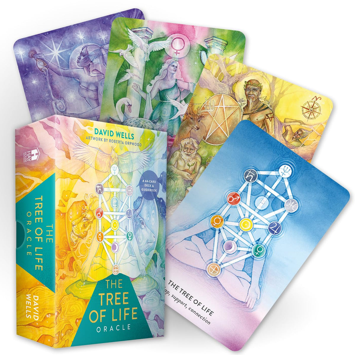 The Tree of Life Oracle box with cosmic tree and celestial portal — Eternal Spirit